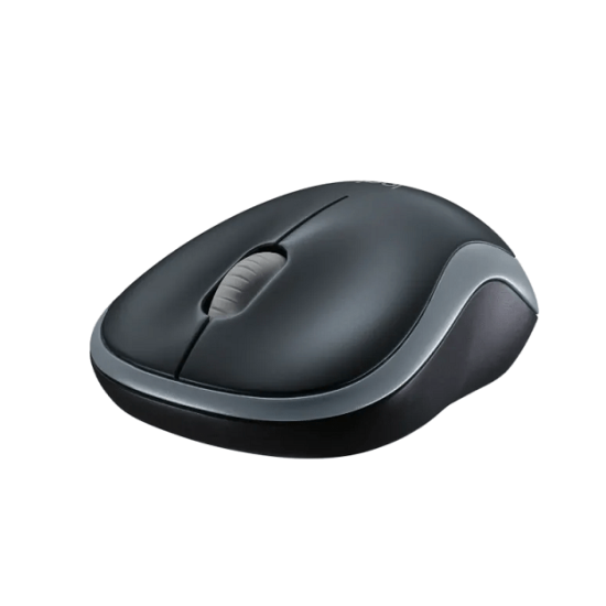 Logitech M185 Wireless Mouse Black Gray, New