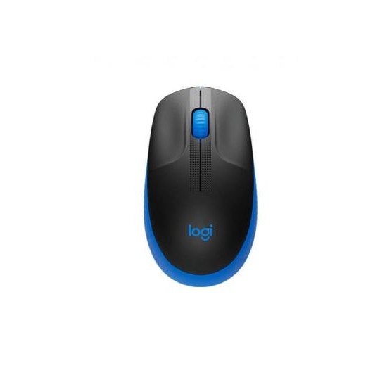 Logitech M190 Wireless Mouse Black Blue, New