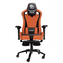 Gaming Chair Talius Caiman V2 Black/Orange 4D Footrest