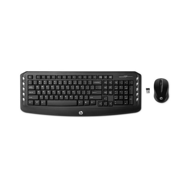 Keyboard + Mouse HP Wireless Classic Desktop Combo Spanish Wireless USB, Black, Km0 Original Box