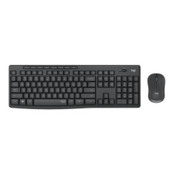 Logitech MK295 Silent Touch Keyboard + Mouse, Black, New