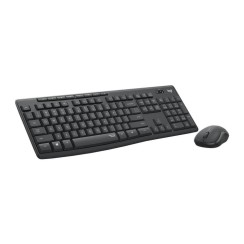 Logitech MK295 Silent Touch Keyboard + Mouse, Black, New