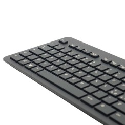 Business Keyboard HP USB Srat Slim KB PCR Spanish with cable, USB, Black, Km0 Original Box
