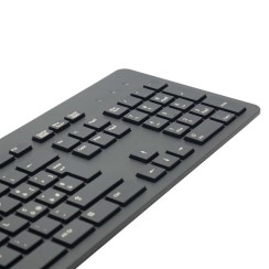 Business Keyboard HP USB Srat Slim KB PCR Spanish with cable, USB, Black, Km0 Original Box