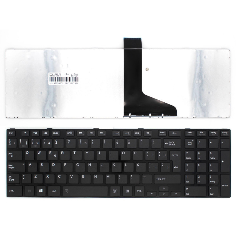 TECLADO FOR NEW TOSHIBA SATELLITE C850 C855 C870 L850 L850D L855 L870 L870D SERIES