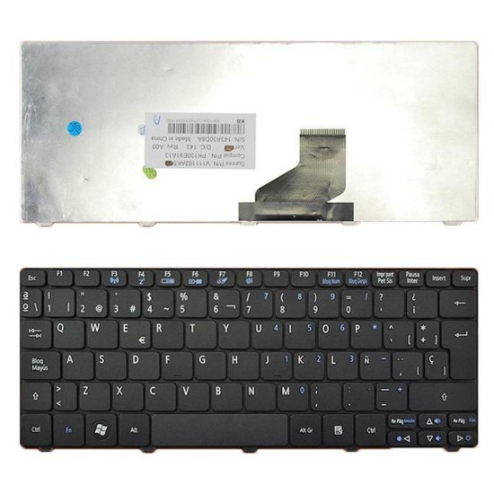 KEYBOARD FOR ACER ASPIRE ONE D255 D260 521 533 532H AO532 LAPTOP