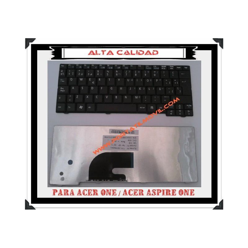 TECLADO FOR ACER ASPIRE ONE KAV60 D250 D150 LAPTOP