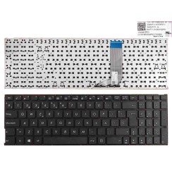 TECLADO FOR ASUS LAPTOP A556U A556UA A556UB A556UF A556UJ A556UR A556UV A556 X556 BLACK (WITHOUT FRAME,WITHOUT FOIL,WIN8)