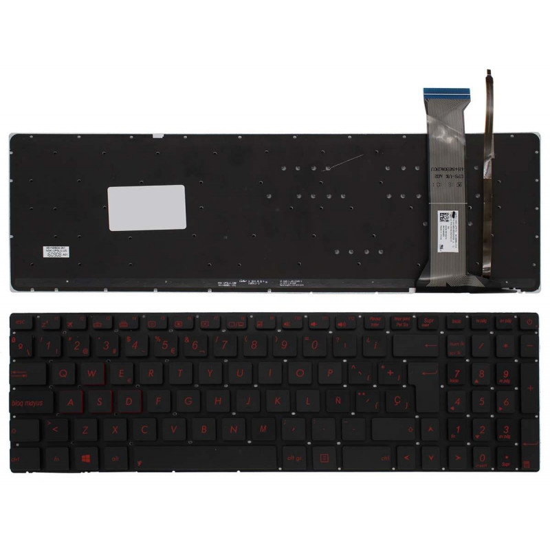 TECLADO FOR ASUS GL552 GL552J GL552JX LAPTOP