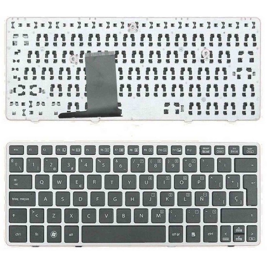 TECLADO FOR LAPTOP HP ELITEBOOK 2560P 2570P SILVER FRAME