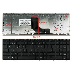 TECLADO FOR LAPTOP HP ELITEBOOK 8560P PROBOOK 6560B 6565B 6570B 6575B SERIES