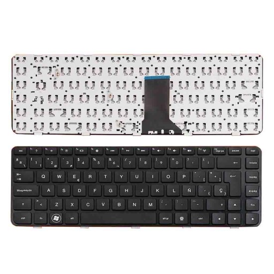 LAPTOP KEYBOARD HP PAVILION DM4-1000 DV5-2000 HT1BV 598891-001 9Z.N4FBV.101 6037B0049701 606883-001