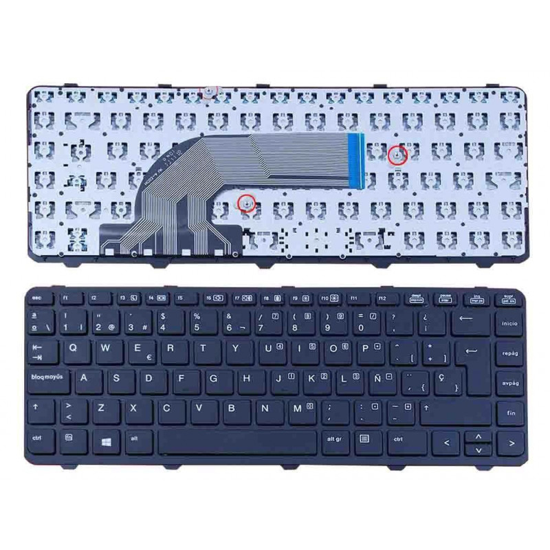 TECLADO FOR LAPTOP HP PROBOOK 440 G0 440 G1 445 G1