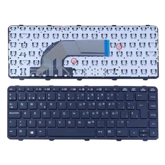 TECLADO FOR LAPTOP HP PROBOOK 440 G0 440 G1 445 G1