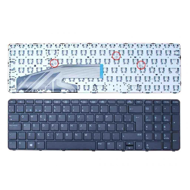 TECLADO FOR LAPTOP HP PROBOOK 450 G3 455 G3 470 G3 WIN8