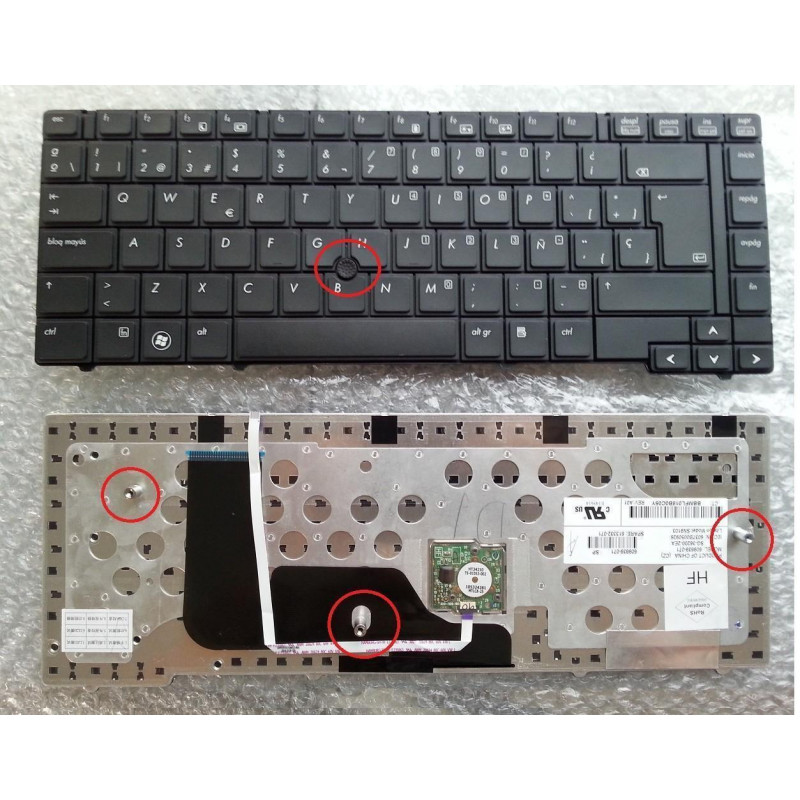LAPTOP KEYBOARD HP PROBOOK 6440B 6445B 6450B 6455B WITH POINTSTICK 9Z.N2W82.N0S