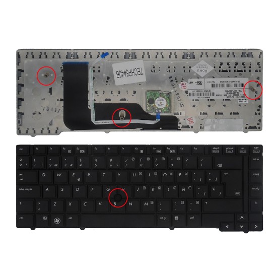 LAPTOP KEYBOARD HP PROBOOK 6440B 6445B 6450B 6455B WITH POINTSTICK 9Z.N2W82.N0S
