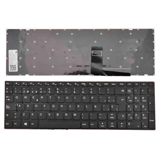 TECLADO FOR LENOVO IDEAPAD 110-15ACL 110-15AST 110-15IBR LAPTOP BLACK