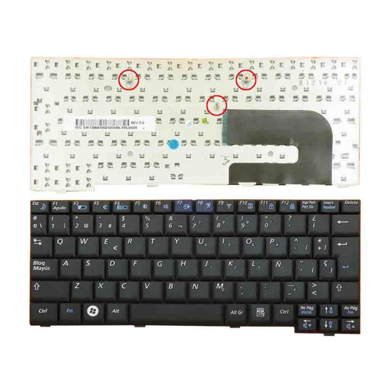 TECLADO FOR SAMSUNG NC10 LAPTOP CNBA5902420XBIL995J