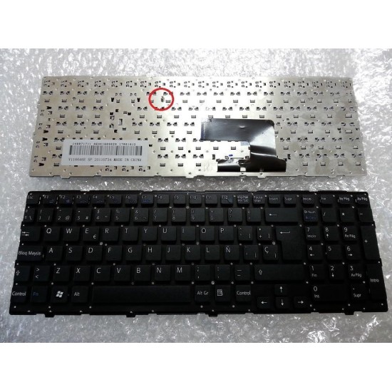 TECLADO FOR SONY VAIO LAPTOP VPC-EH3E0E VPC-EH3Q1E VPC-EH3J1E VPC-EH3C0E BLACK