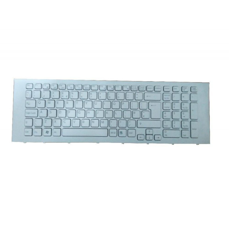 TECLADO FOR SONY VAIO VPC-EJ SERIES LAPTOP WITH WHITE FRAME