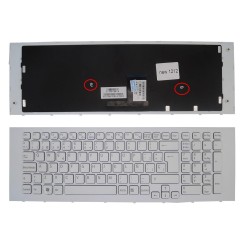 TECLADO FOR SONY VAIO VPC-EJ SERIES LAPTOP WITH WHITE FRAME