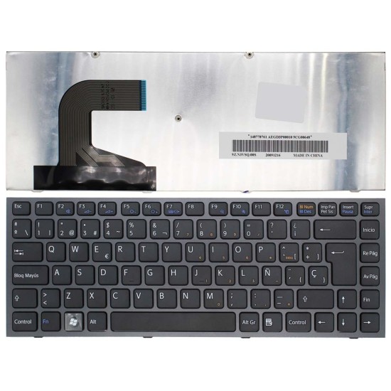 LAPTOP KEYBOARD FOR SONY VAIO VPC-S BLACK NSK-SA5SQ 0S 9Z.N3VSQ.50S AEGD3P00020 148778251