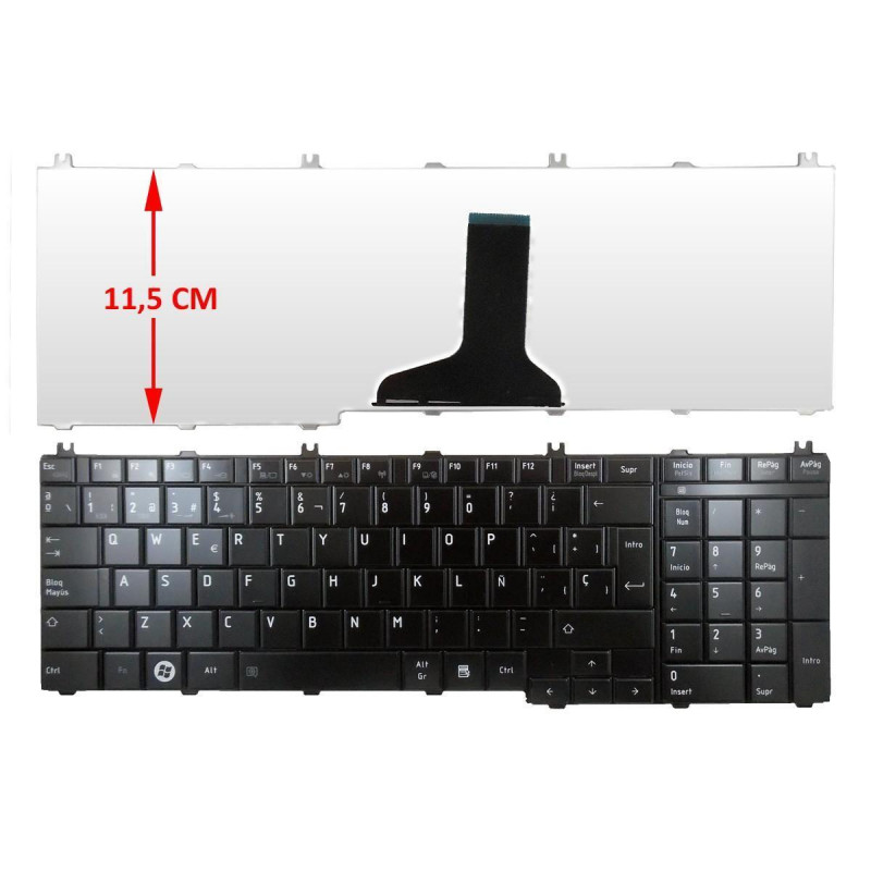TECLADO FOR TOSHIBA SATELLITE C650 C660