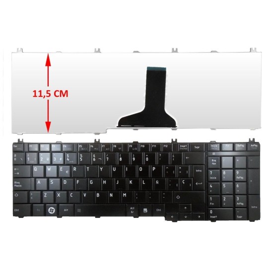 TECLADO FOR TOSHIBA SATELLITE C650 C660