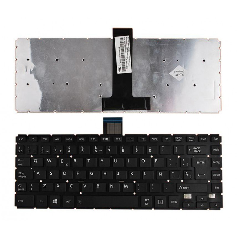 TECLADO FOR TOSHIBA SATELLITE L40-B L40D-B L40DT-B L40T-B LAPTOP