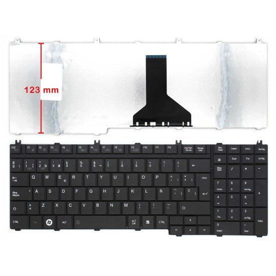 TECLADO FOR TOSHIBA SATELLITE L500 L505 L350 P300 LAPTOP