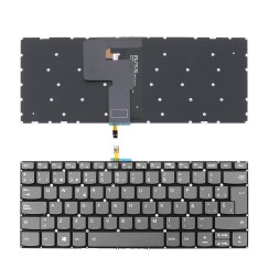 TECLADO RETROILUMINATED FOR LENOVO IDEAPAD 330-14IKB LAPTOP GRAY WITHOUT FRAME