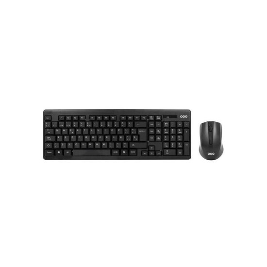 Keyboard and Mouse OQO-TR002-W English - Wireless - Black