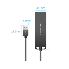 Vention-Hub multi USB 3.0 with 4 ports compatible with Lenovo, Xiaomi and MacBook Pro, New