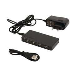 Adaptador Hub Konig (csu2h7p200bl) USB 7 puertos (7x USB 2.0), A+