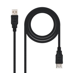 USB 3.0 Cable USB 3.0 Type A Male-Female 1,8M - USB Charge & Data, Black - 1st Quality, A+
