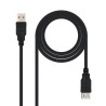 Cable USB 3.0 Type A Male-Female 1.8M - USB charging and data, Black, A+