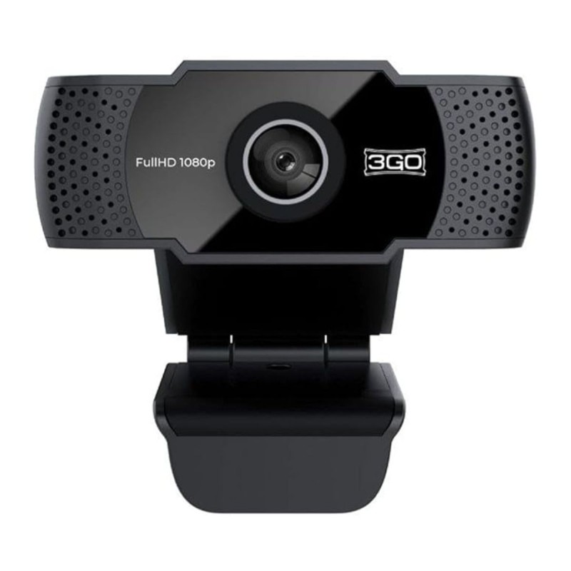 Cámara Web 3GO (WC1080P21) Webcam Full HD 1080P, USB, A+