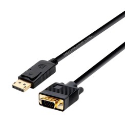 AISENS Cable DisplayPort a VGA 2m Negro | Full HD Activo