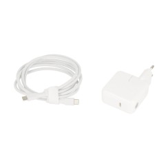 Cargador Movano 29W USB Type-C USB-C iPad/MacBook, White, New