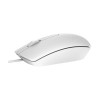 Mouse Dell MS116 USB Wired (ms116-wh), 1000 dpi, White, New