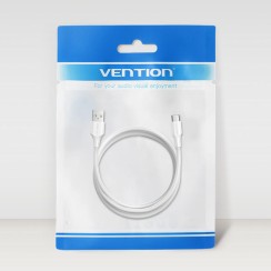 Cable USB 2.0 Vention USB-C to USB-A 1M White