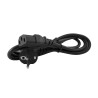 Cable de Power Schuko Type F C13 Cable for Tower, Black, New