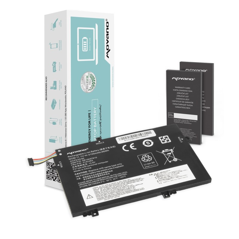Battery Movano Lenovo ThinkPad L14 L15 L480 L580