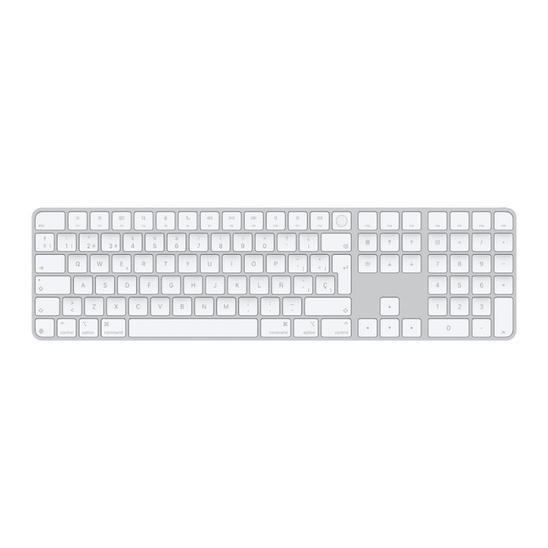 Apple Magic Keyboard Numeric A2520 Spanish (ESP), 2021, Silver, Touch ID, A+