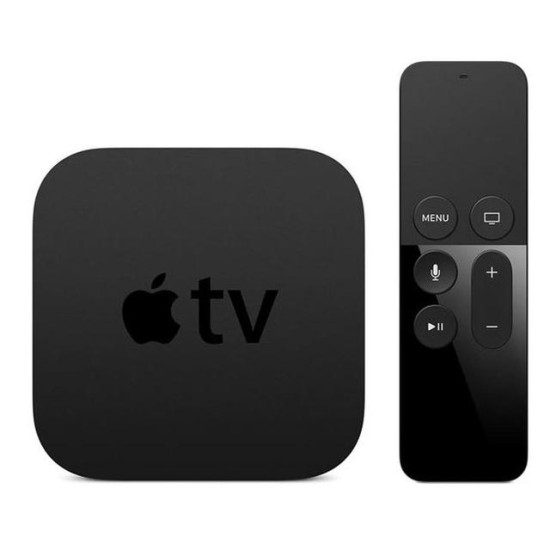 Apple TV (4th Gen, A1625) 32GB, Black, A+