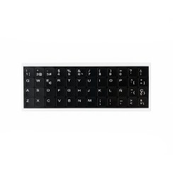 Pegatinas de teclado en español de vinilo ultrafino | Compatible con todas las marcas