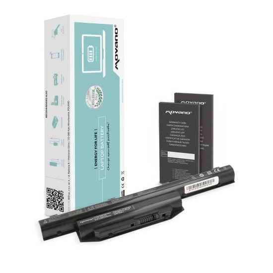 Movano Battery for Fujitsu Lifebook Series A (300, 500), AH (400, 500), E (500, 700), S (900), SH (900) 4400 mAh (11.1 V)