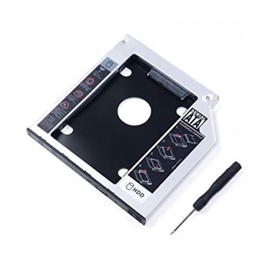 Adaptador Bahia Disco Duro 12,7mm para unidad óptica SSD HDD