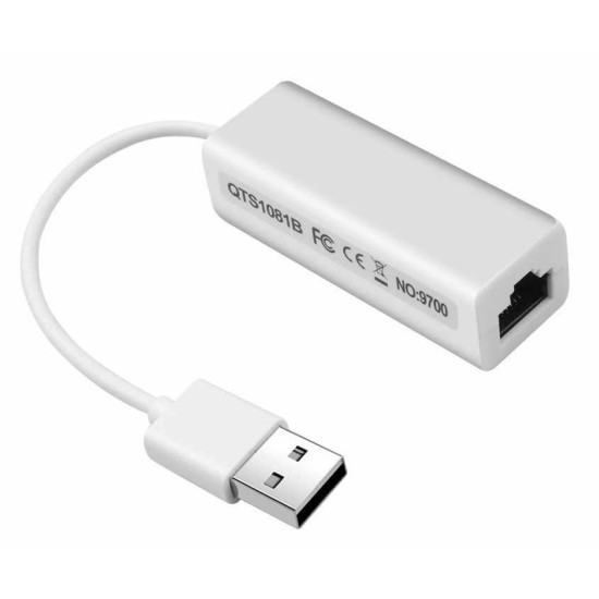 USB 2.0 Male to RJ45 Ethernet Network Adapter 10/100Mb Network Card Converter
